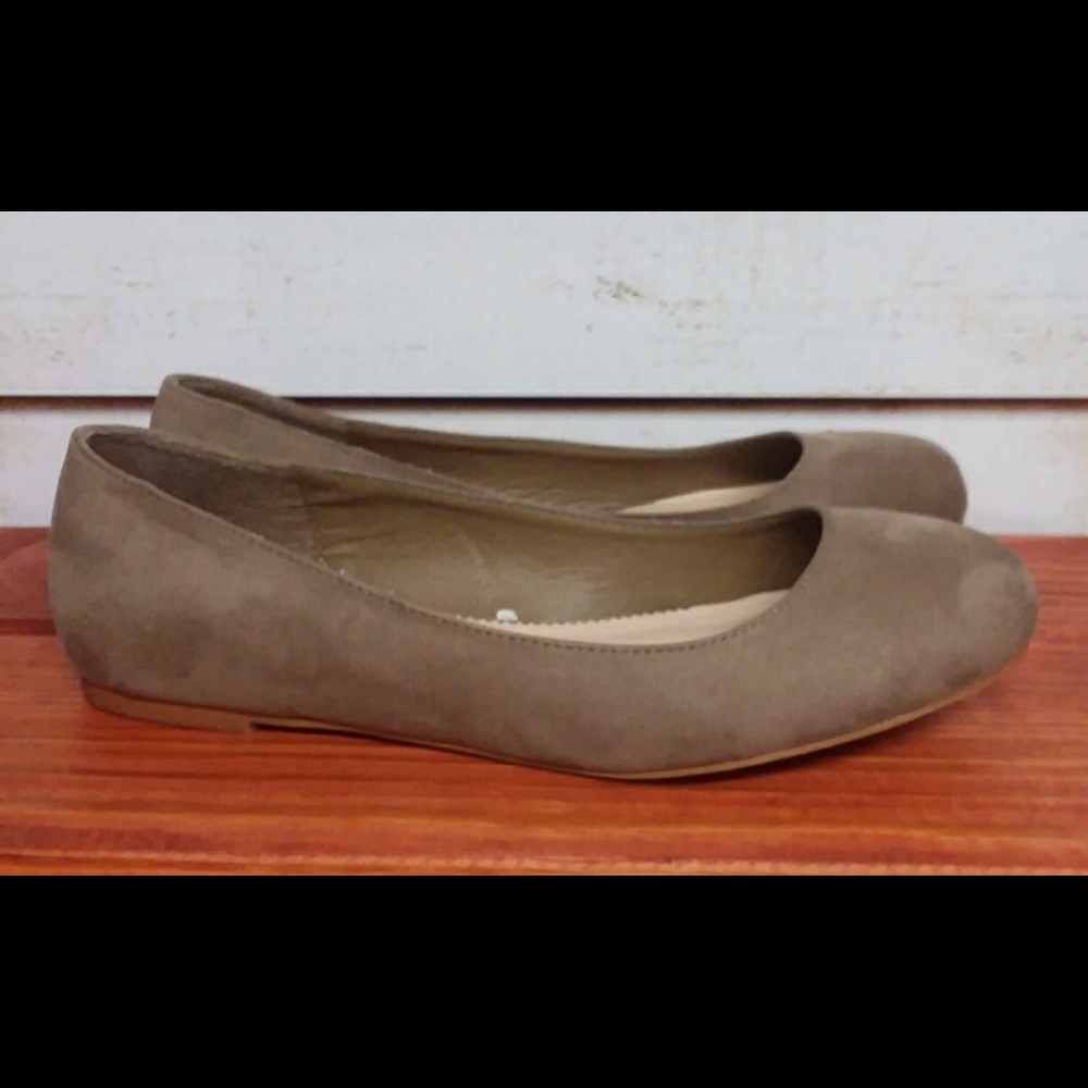 Torrid Almond Suede Flats